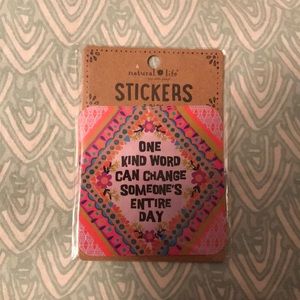 Natural life stickers